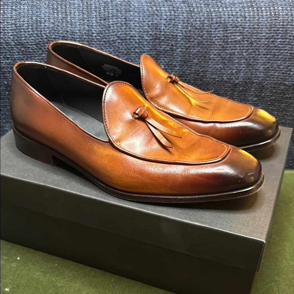 Paul Evans NYC Van Damme Belgian Loafer - Havana Brown